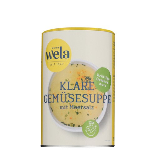 Klare gemüsesuppe mit - klare,