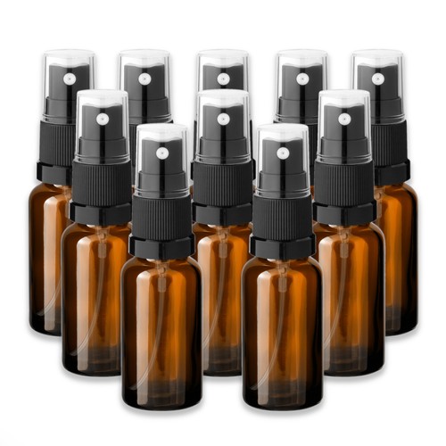 10x braune glasflasche - 20, ml