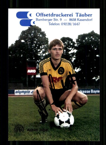 Achim jobst autogrammkarte - jobst,