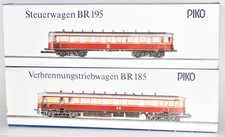 Piko H0 VT33 u. VS145 Dieseltriebwagen Set 2tlg. rot der DB in Ep. III mit OVP
