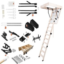 Zubehör Bodentreppe OMAN Treppe Scharnieren Leitern Schloss Handlauf Leiste