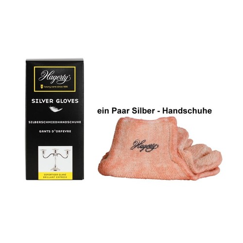 Hagerty silver gloves silber - gloves,
