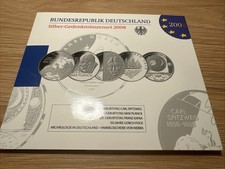 Set 5 x 10.- € Gedenkmünzen