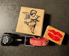 3x Stempel Liebe für