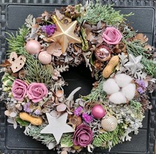 Adventskranz/Türkranz/Weihnachtskranz/Tischkranz/Wandkranz/Weihnachtsdeko