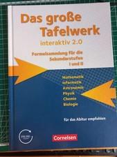 Das große Tafelwerk interaktiv 2 0 Formelsammlung für die Sekundarstufen Abitur