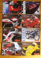 Motorrad Prospekt Satz 8