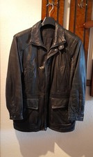 Herren Lederjacke schwarz