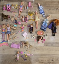 Mattel Barbie und Steffi Love Puppen Set Singende Anna Leuchtende Meerjungfrau