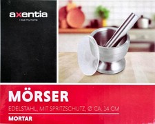 AXENTIA Edelstahl Mörser /