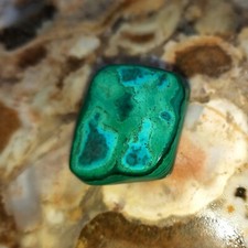 Malachit Chrysokoll Poliert