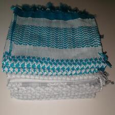 10x Palituch B-Ware Pali grau weiß türkis Streifen Tücher Kufiya Tuch Schal