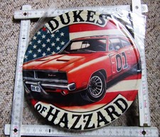 General Lee 01 Dukes of Hazzard Blechschild 20 cm mit 2 Löchern