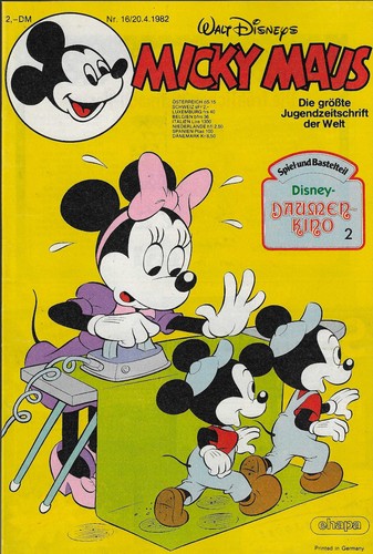 Micky maus 1982 mit - maus, /