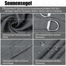 Sonnensegel WASSERDICHT