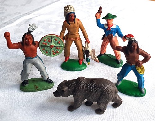Ddr indianer cowboy bär - 5x,