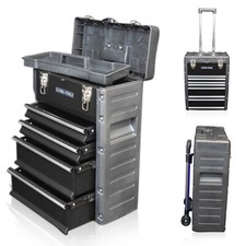 320 US PRO Tools schwarz Mobile Rolle Truhe Trolley Wagen Aufbewahrungsschrank Werkzeugkiste