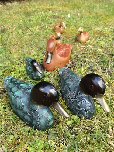 Vintage enten figuren set - enten, 7