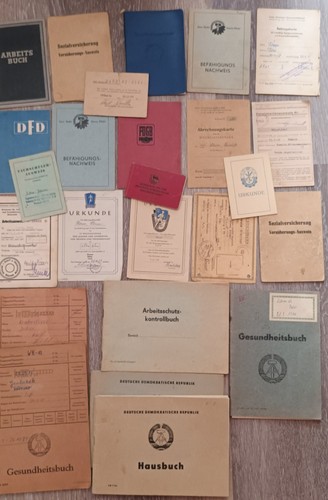 Konvolut ddr dokumente - konvolut,