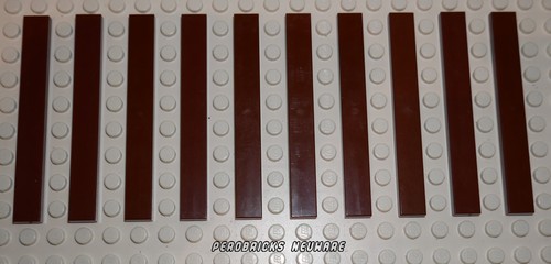 Lego fliese fliesen 1x8 - 10,