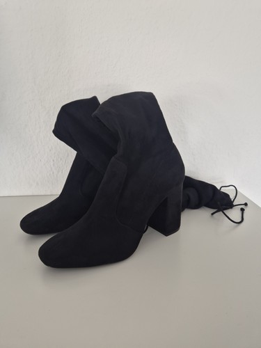 Overknee damen stiefel schwarz - overknee,