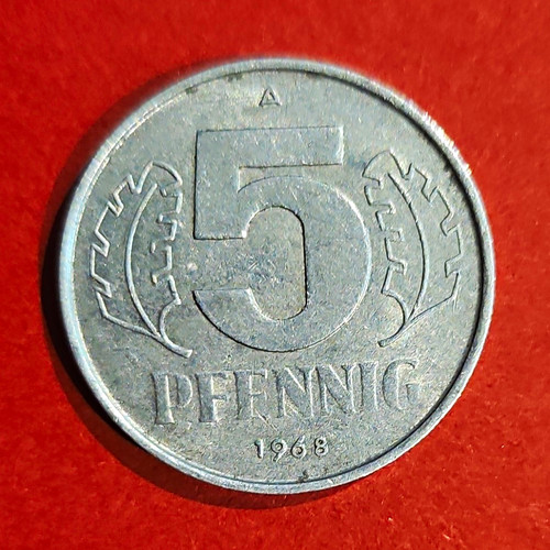 Ddr pfennig münze 1968 - 5,