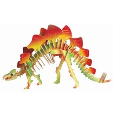 Stegosaurus - farbig - 3D