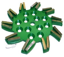 Blastrac BG-250 Diamant-Stern-Schleifscheibe 250 mm Ø - Korn 16 - 20 Segmente