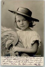 39680673 - Foto F. Moeller Sommer Maedchen Handsichel Kind 1904