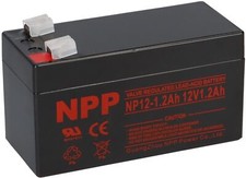 NPP Blei-Akku AGM NP12-1.2 12V 1,2Ah BLEIAKKU 12VOLT 1.3Ah SOLAR USV A512/1.2