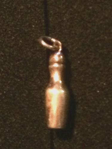 Silber anhänger kegel pin - silber,