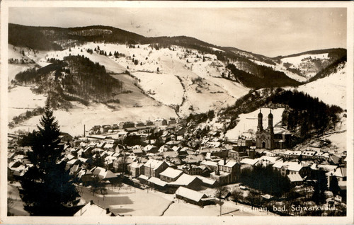 Winter gruss aus - ak, todtnau