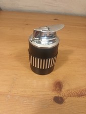 Tisch-Feuerzeug RONSON Aluminium Gasfeuerzeug Feuerzeug ~1980