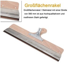 Großflächenrakel gezahnt