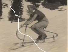 10x7cm Orig Baryt Foto 1950er