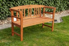 Sitzer gartenbank eukalyptus - 2-sitzer,