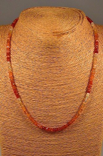Feueropal kette collier - kette,