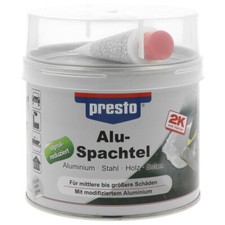presto 2K Alu-Spachtel 1000g 600375 Universalspachtel Aluminium Stahl Holz Beton