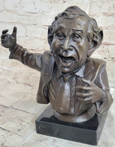 President george bush bronze - george,