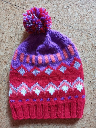 Baby mütze handgestrickt - mütze, rot