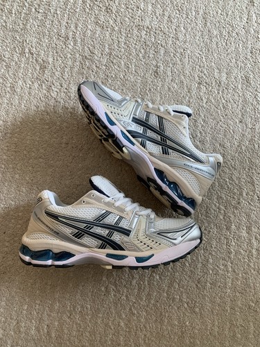 Asics kayano white midnight - asics, kayano-14