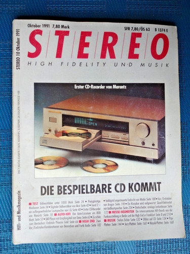 Stereo marantz cdr - 10/91,,