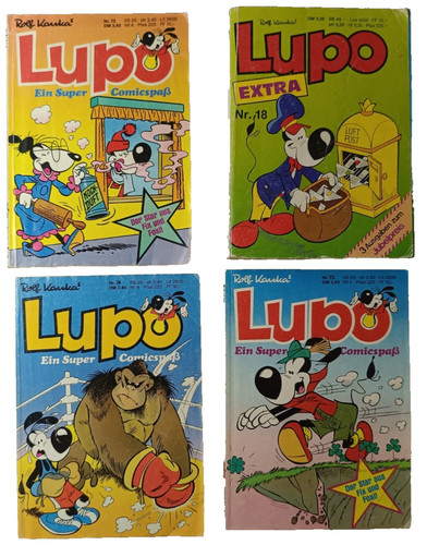 Lupo comic rolf kauka - 4x,