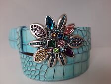 ♥umjuBELT Hingucker Alison colorful bunt StrassStein Gürtelschnalle Schließe 8cm