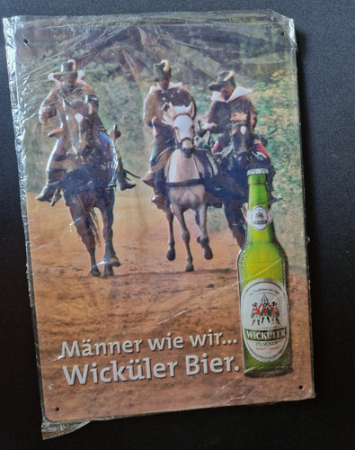 Wicküler blechschild bier - wicküler,