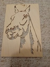 Fenster Bild "Pferdekopf "3mm