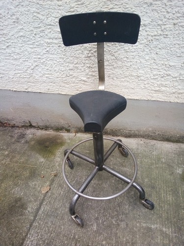 Art deco werksatthocker - art,