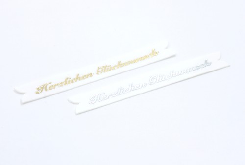 Spruchband herzlichen - spruchband, "herzlichen