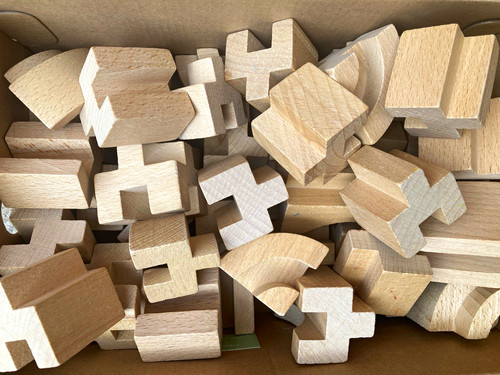 Holzbauklötze set natur - holzbauklötze,