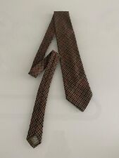 Harrison‘s Retro-Krawatte aus Kashmir-Wolle,Größe 9 cm Breit,Farbe:Beige/Burgund